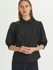 Karen By Simonsen - ChillyKB Blouse - short-sleeved blouses - meteorite - 2