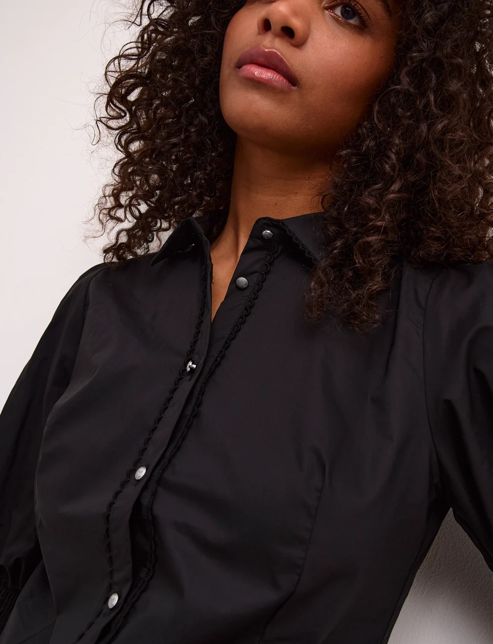 Karen By Simonsen - ChillyKB Blouse - short-sleeved blouses - meteorite - 4