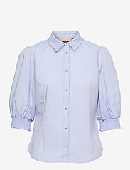 Karen By Simonsen - ChillyKB Blouse - blouses korte mouwen - xenon blue - 0