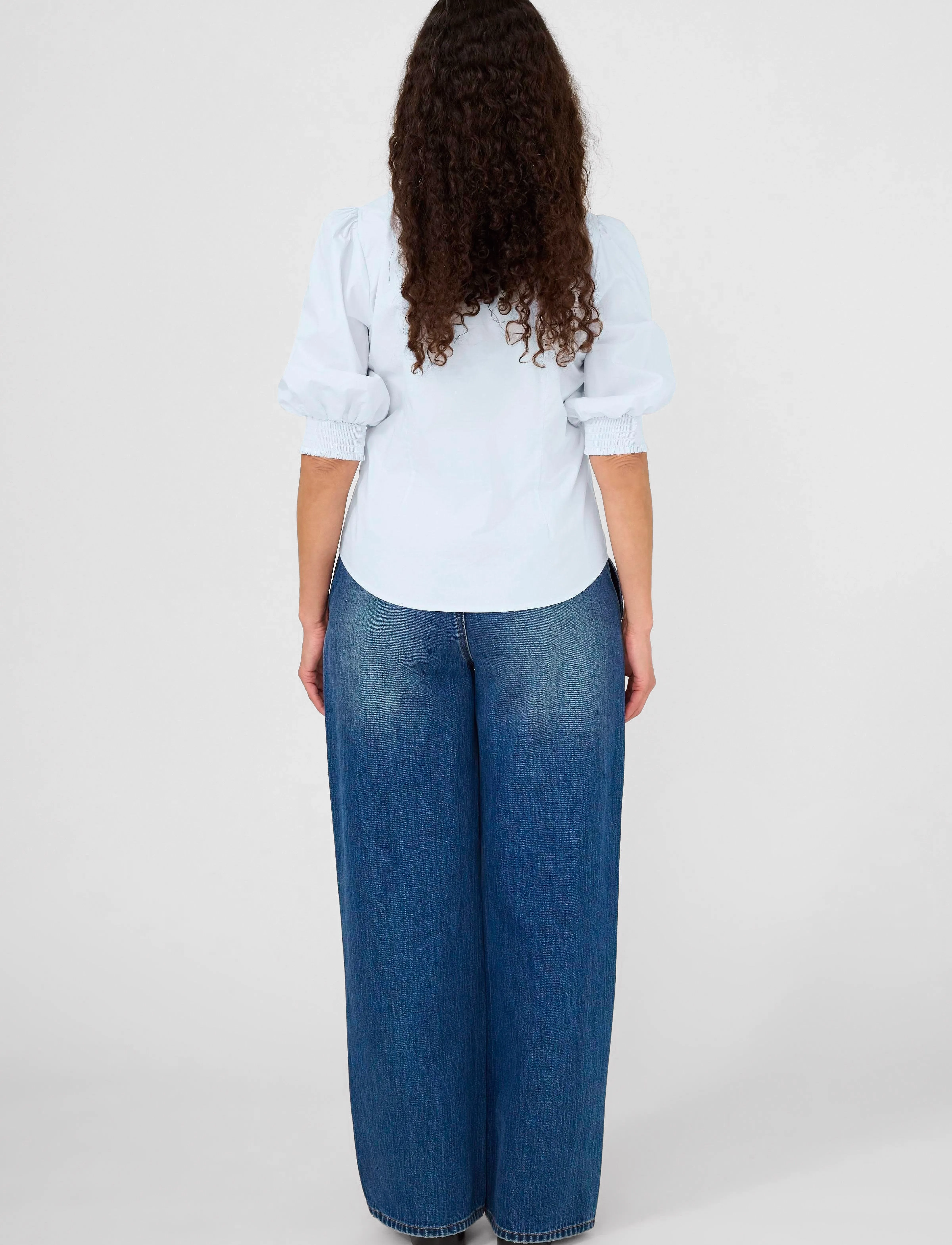 Karen By Simonsen - ChillyKB Blouse - lühikeste varrukatega pluusid - xenon blue - 4