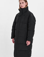 Karen By Simonsen - HazeKB Long Jacket - winter coats - meteorite - 2