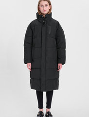 Karen By Simonsen - HazeKB Long Jacket - winter coats - meteorite - 3