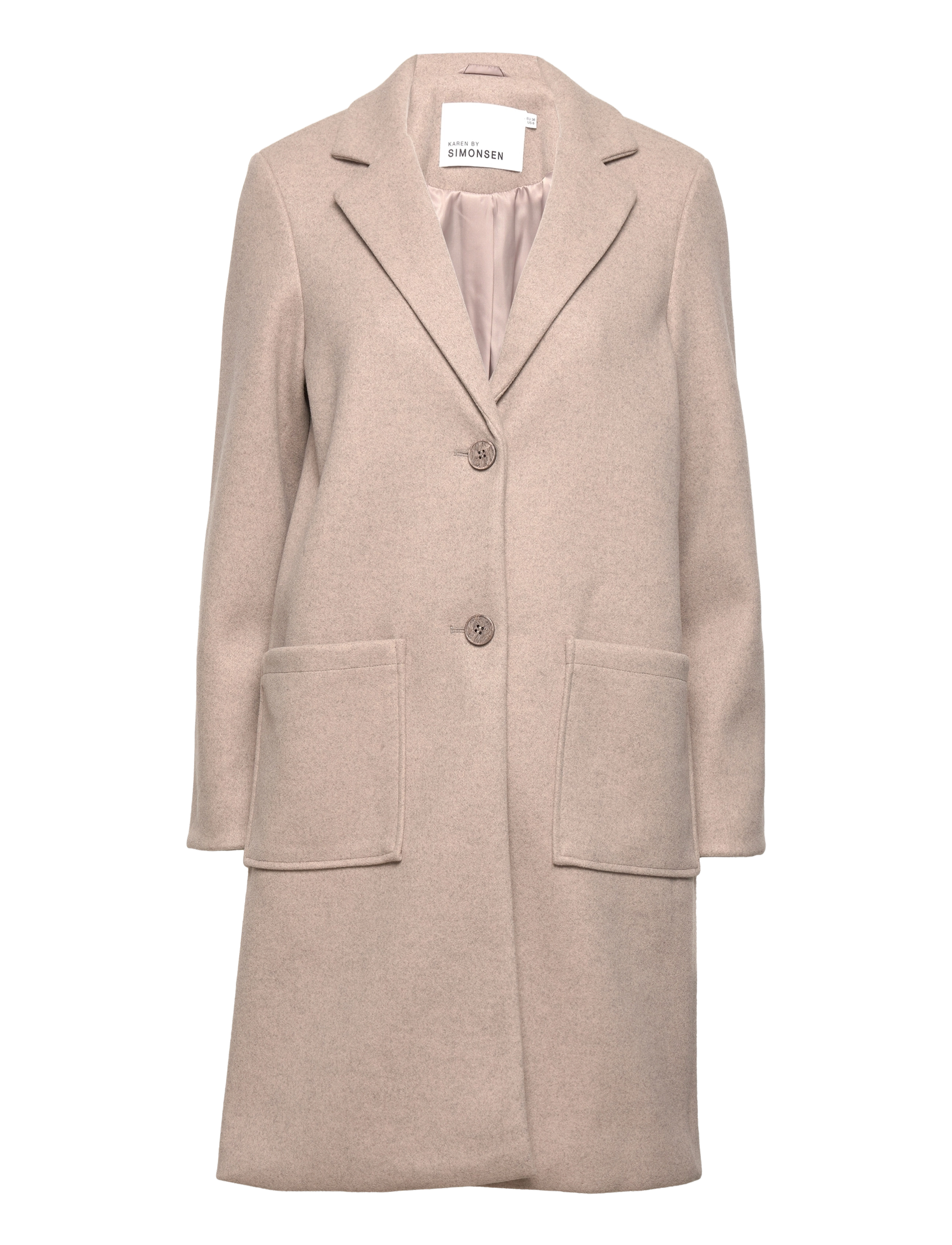 Karen By Simonsen - AstellaKB Coat - walnut melange - 0