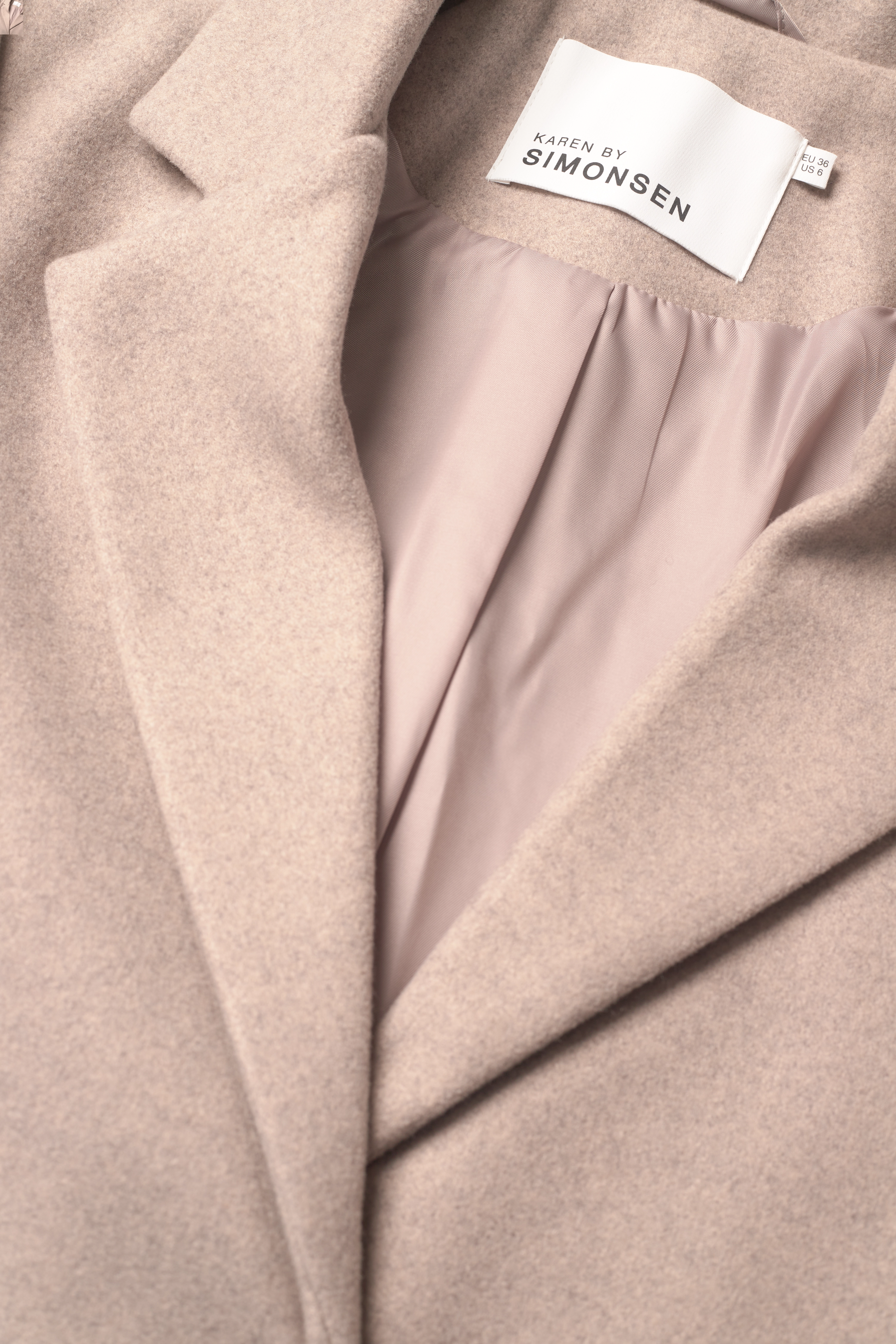 Karen By Simonsen - AstellaKB Coat - walnut melange - 2