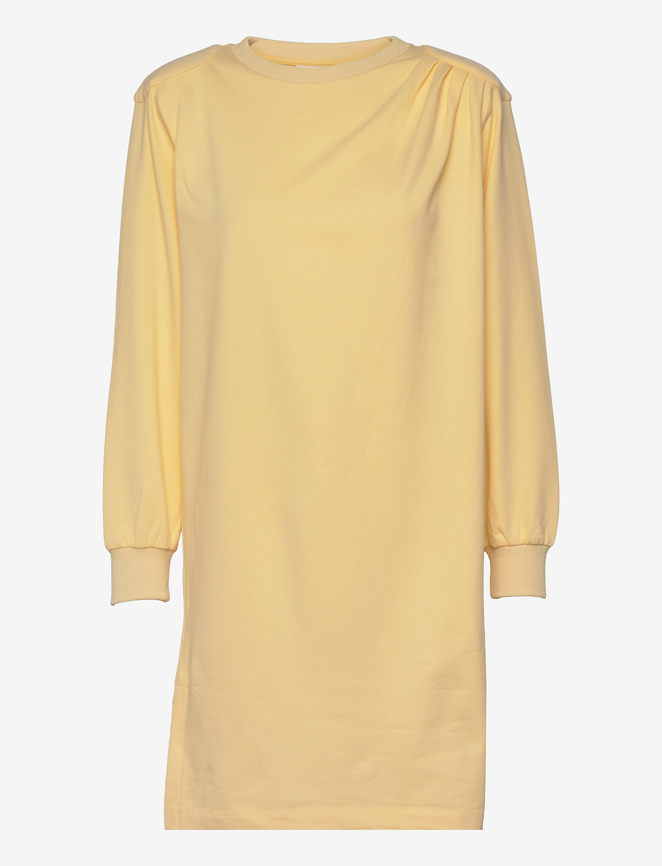 Karen By Simonsen - BinniKB Sweatdress - dresskleidid - pastel yellow - 0