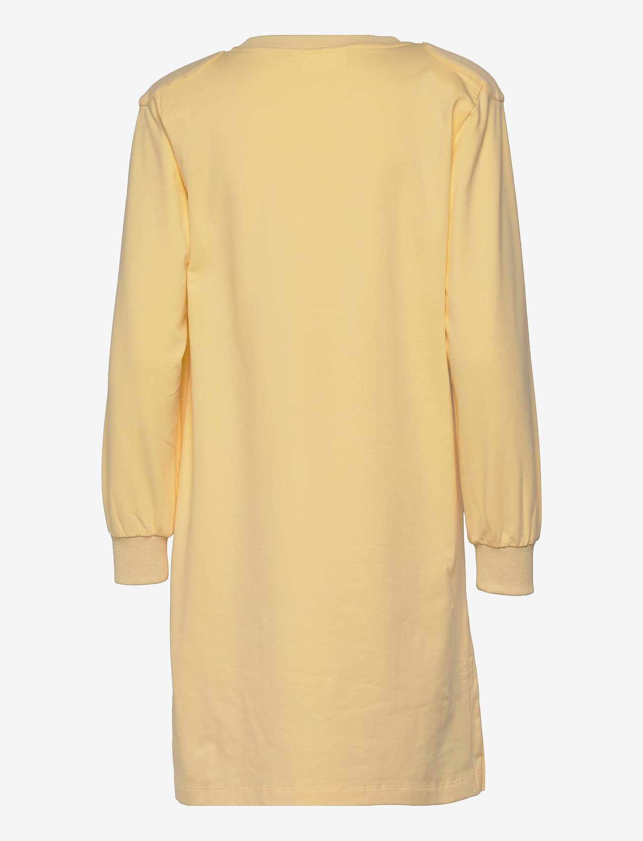 Karen By Simonsen - BinniKB Sweatdress - sweatshirt-kjoler - pastel yellow - 1