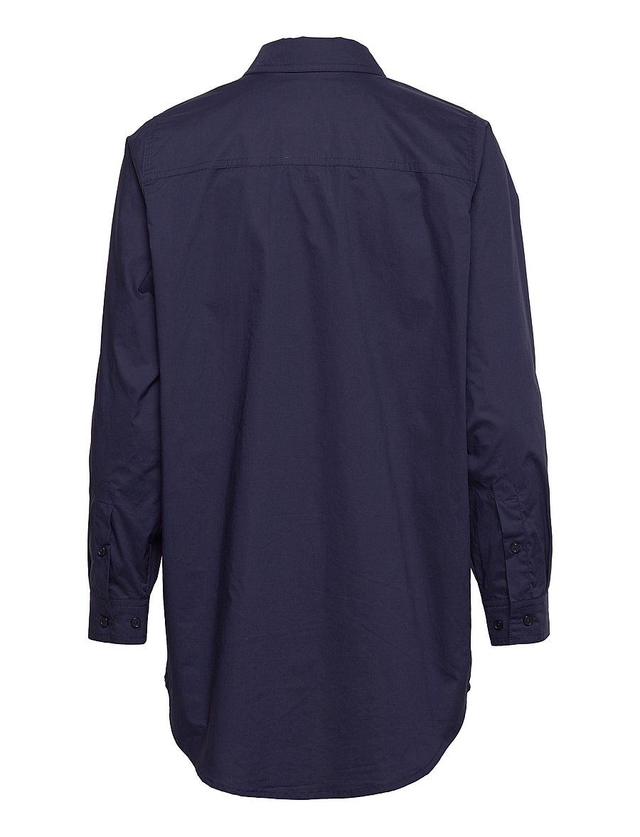 Karen By Simonsen - BammiKB Shirt - långärmade skjortor - night sky - 1