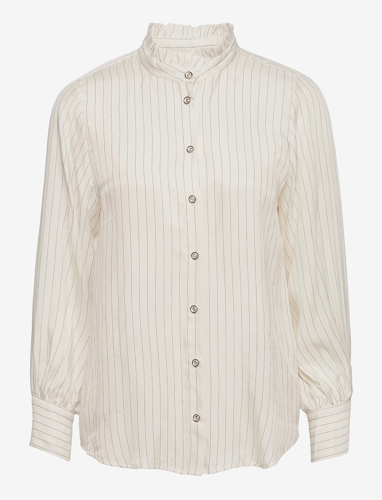Karen By Simonsen - MistyKB Shirt - long-sleeved shirts - egret - 0