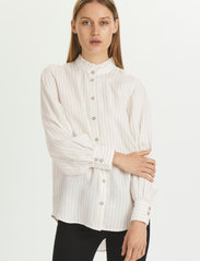 Karen By Simonsen - MistyKB Shirt - long-sleeved shirts - egret - 2