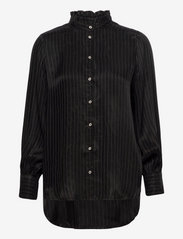 Karen By Simonsen - MistyKB Shirt - long-sleeved shirts - meteorite - 0