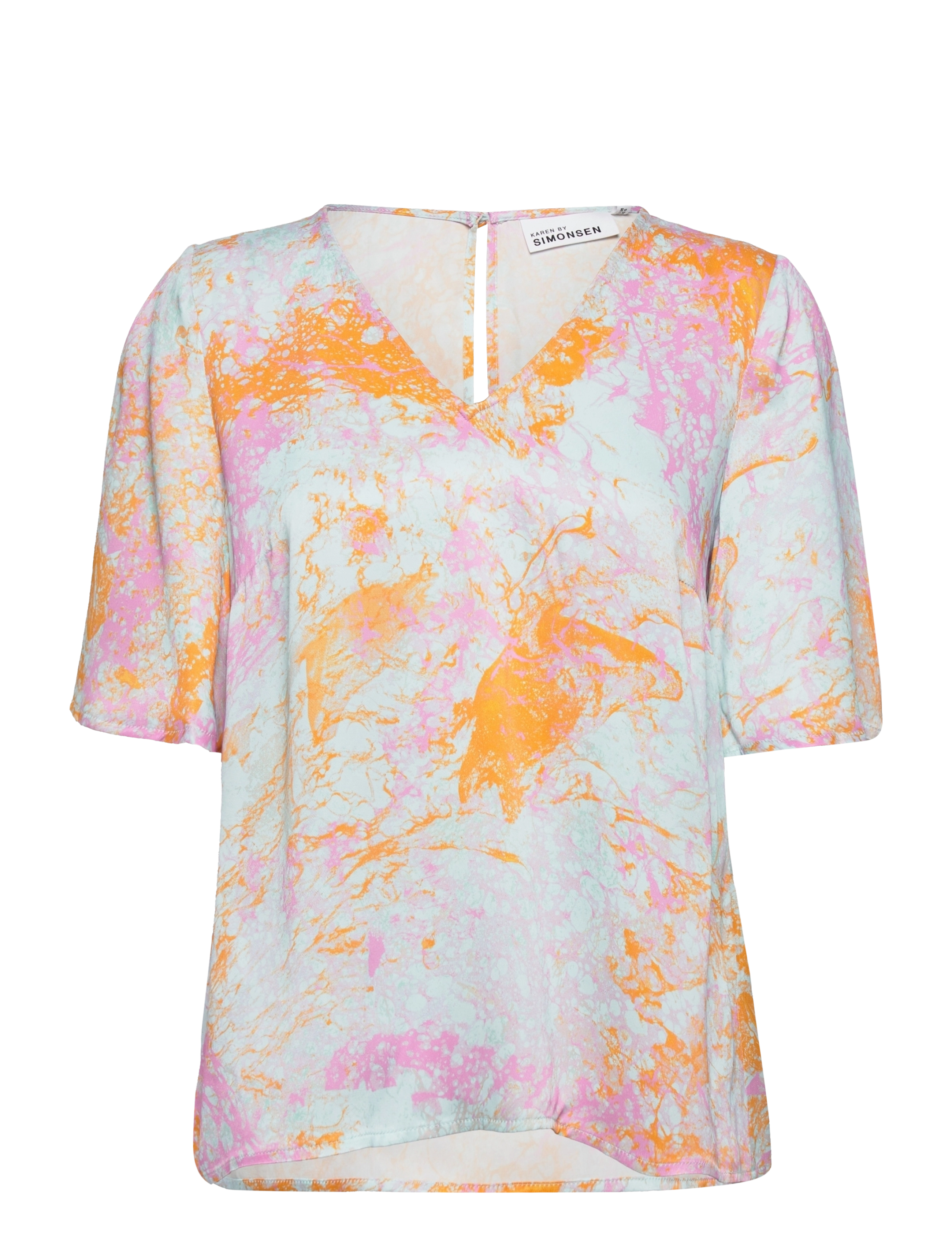 Karen By Simonsen ChloKB Blouse - Bluser - PINK DASH / multi