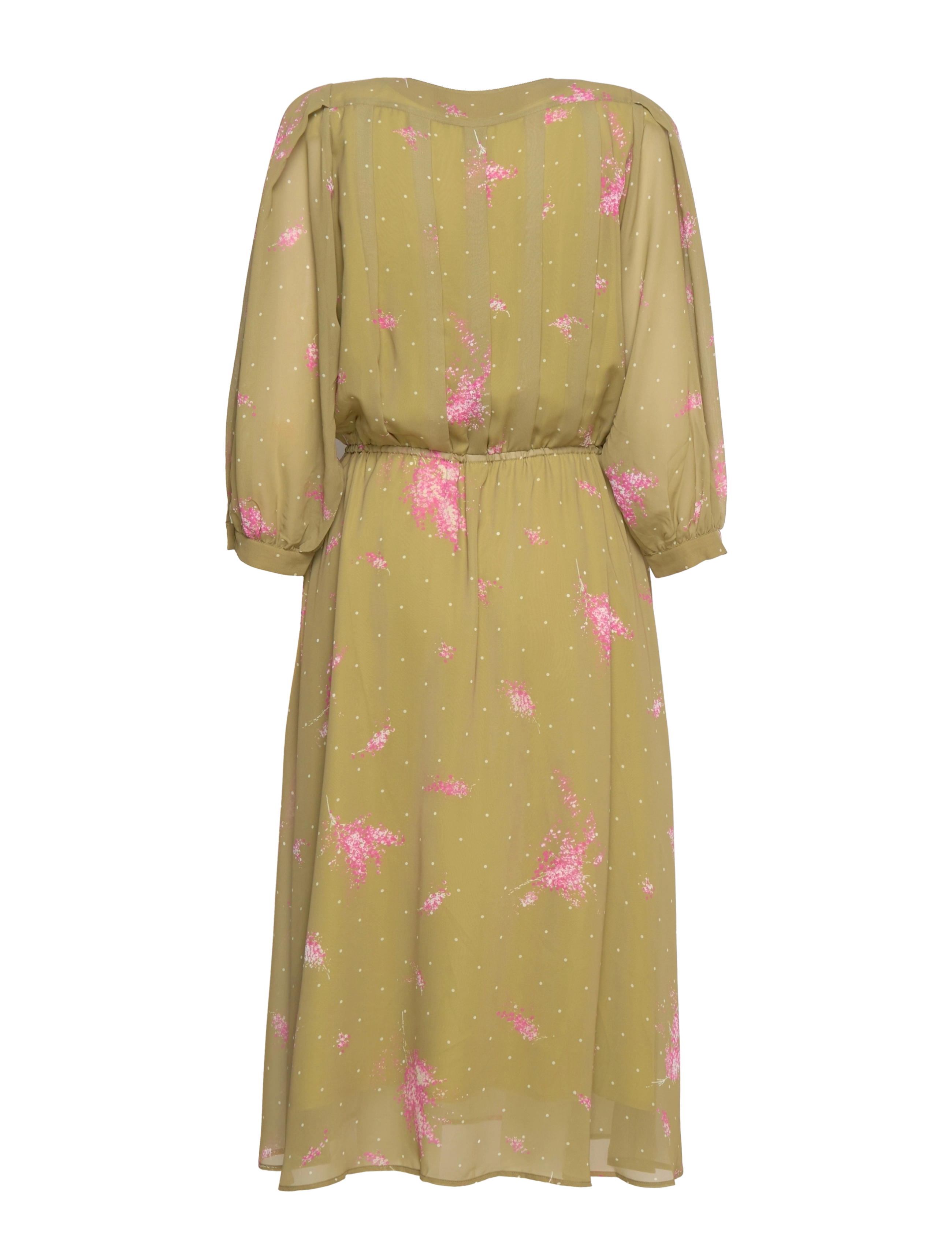 Karen By Simonsen - CarlyKB Dress - midi kjoler - herb moss - 2