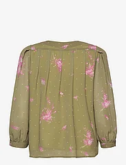 Karen By Simonsen - CarlyKB Shirt - långärmade blusar - herb moss - 1