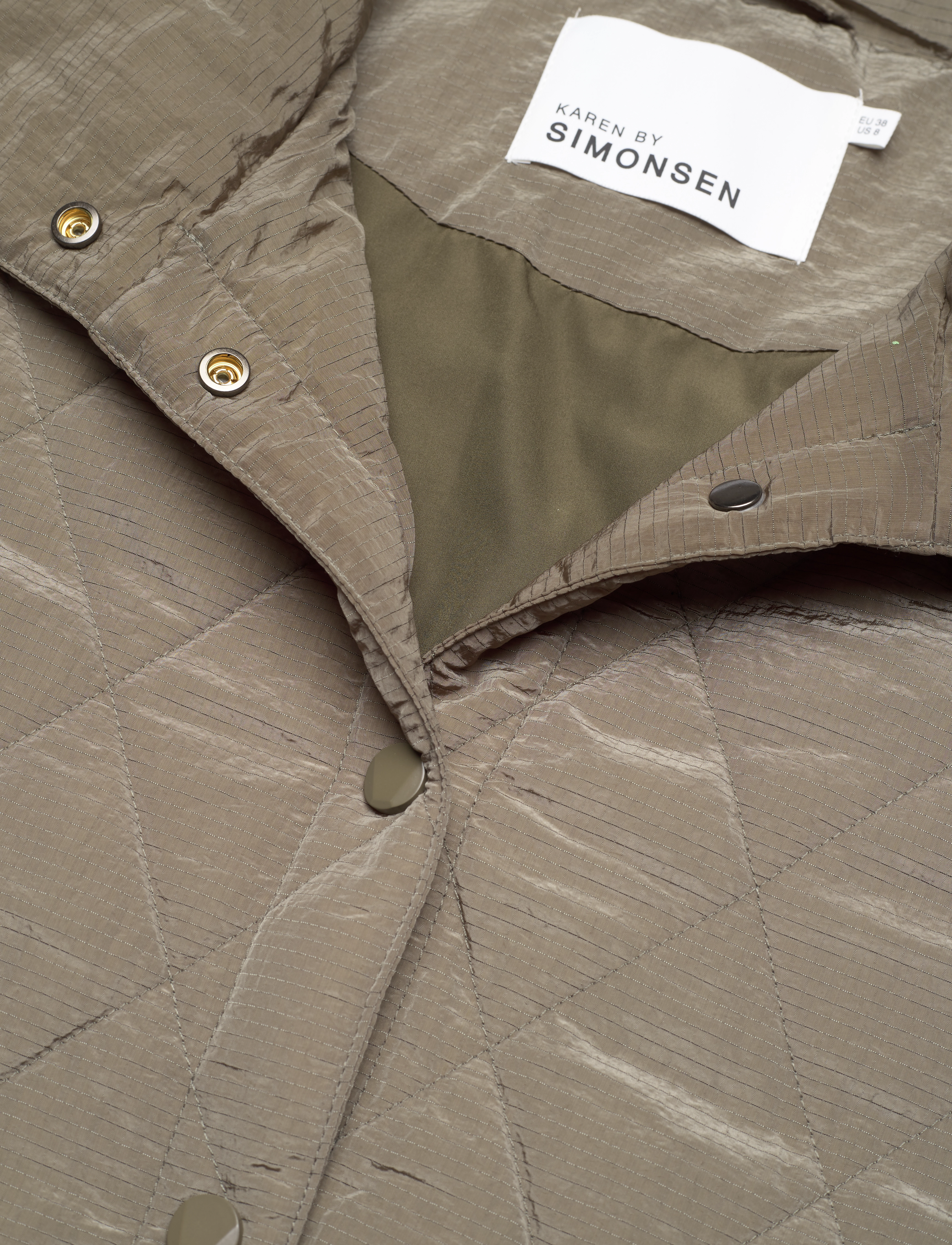 Karen By Simonsen - DominoKB Jacket - dusky green - 2