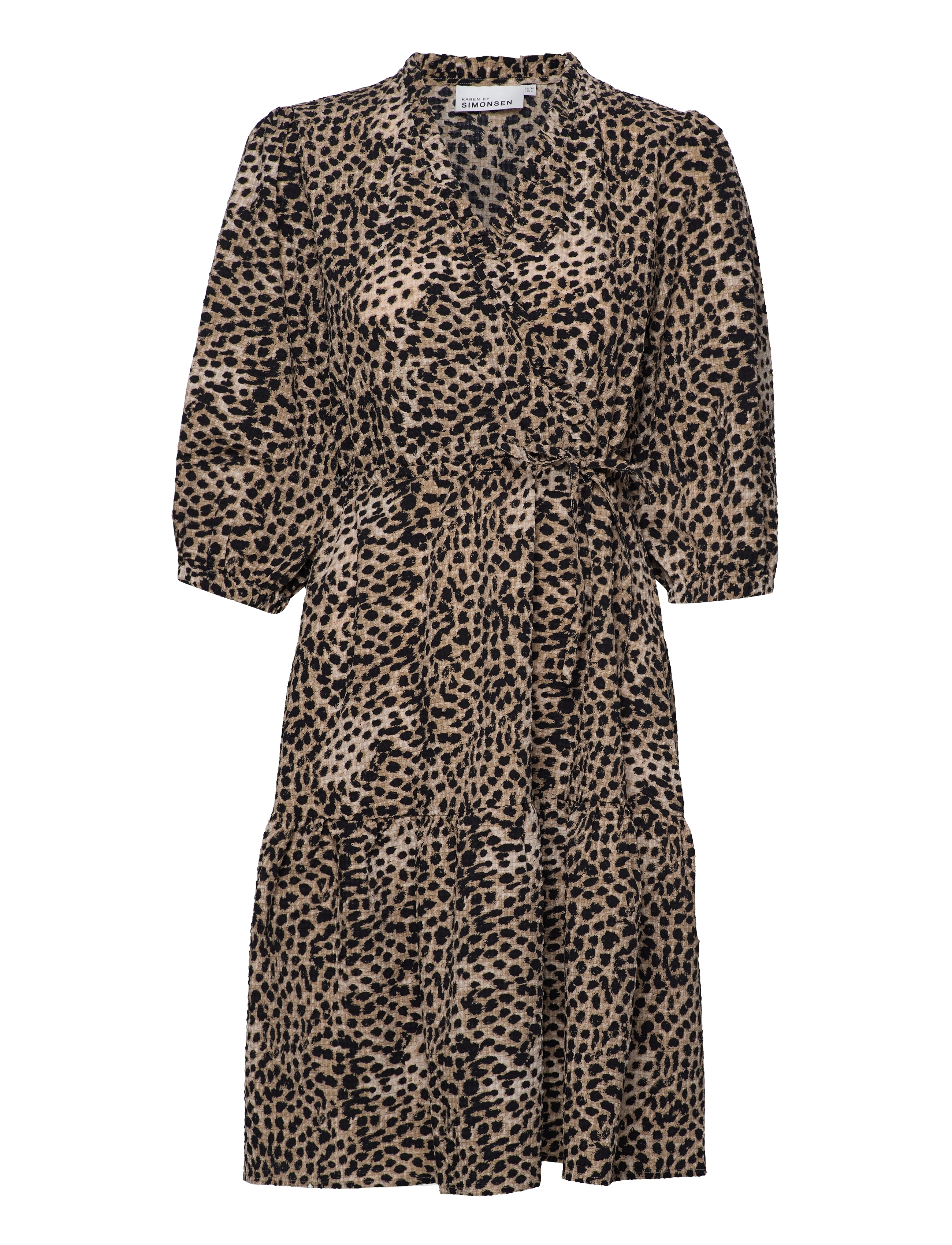 Karen By Simonsen - DeliaKB Dress - leopard sand - 1