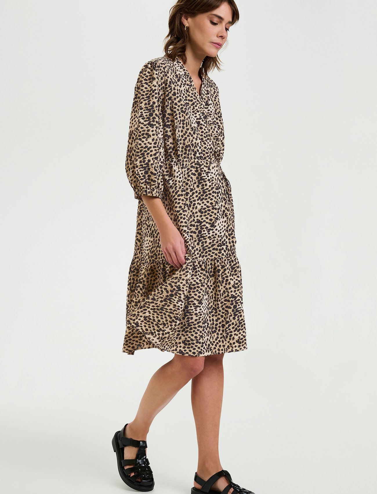 Karen By Simonsen - DeliaKB Dress - leopard sand - 3
