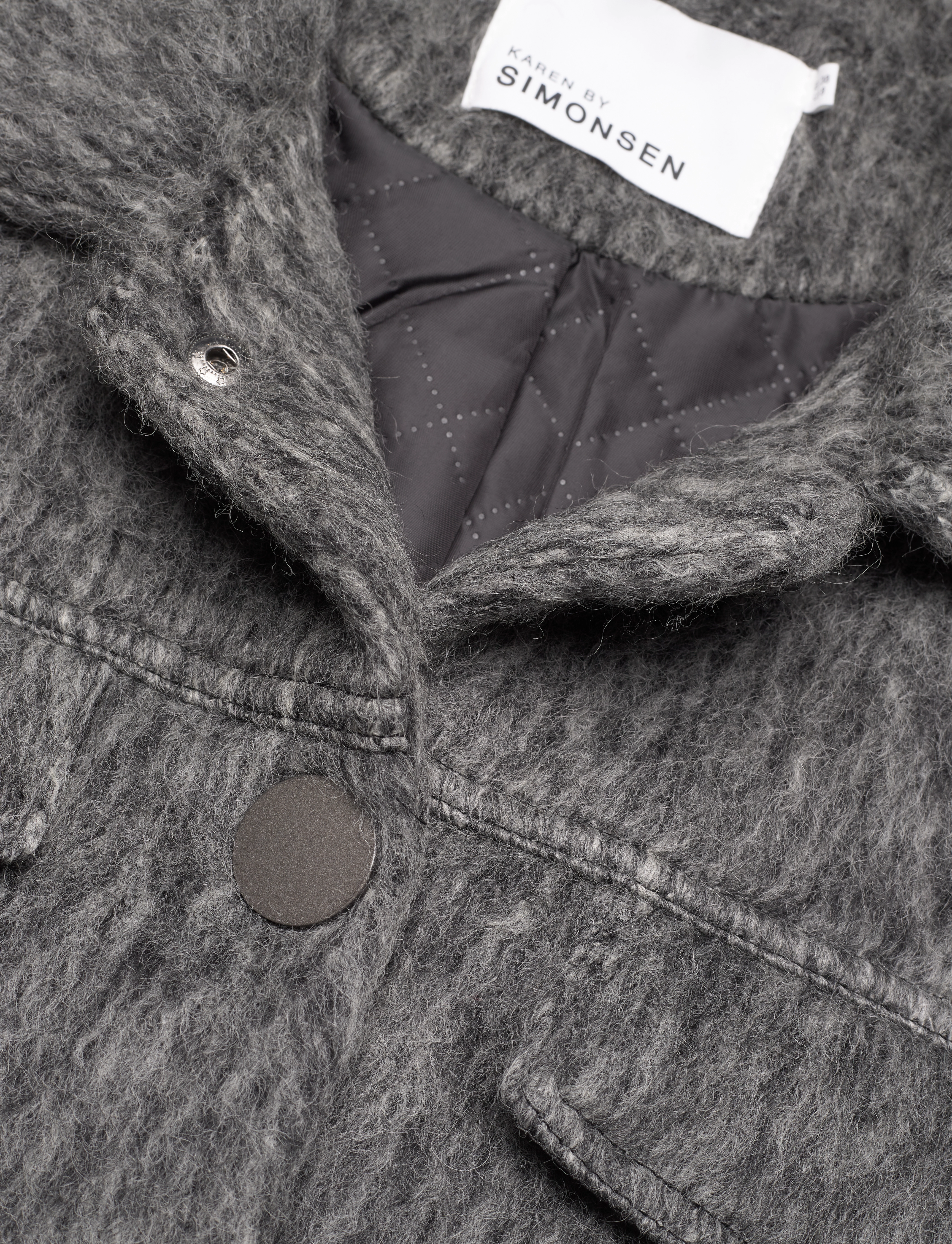 Karen By Simonsen - DrineKB Short Jacket - ebony melange - 2