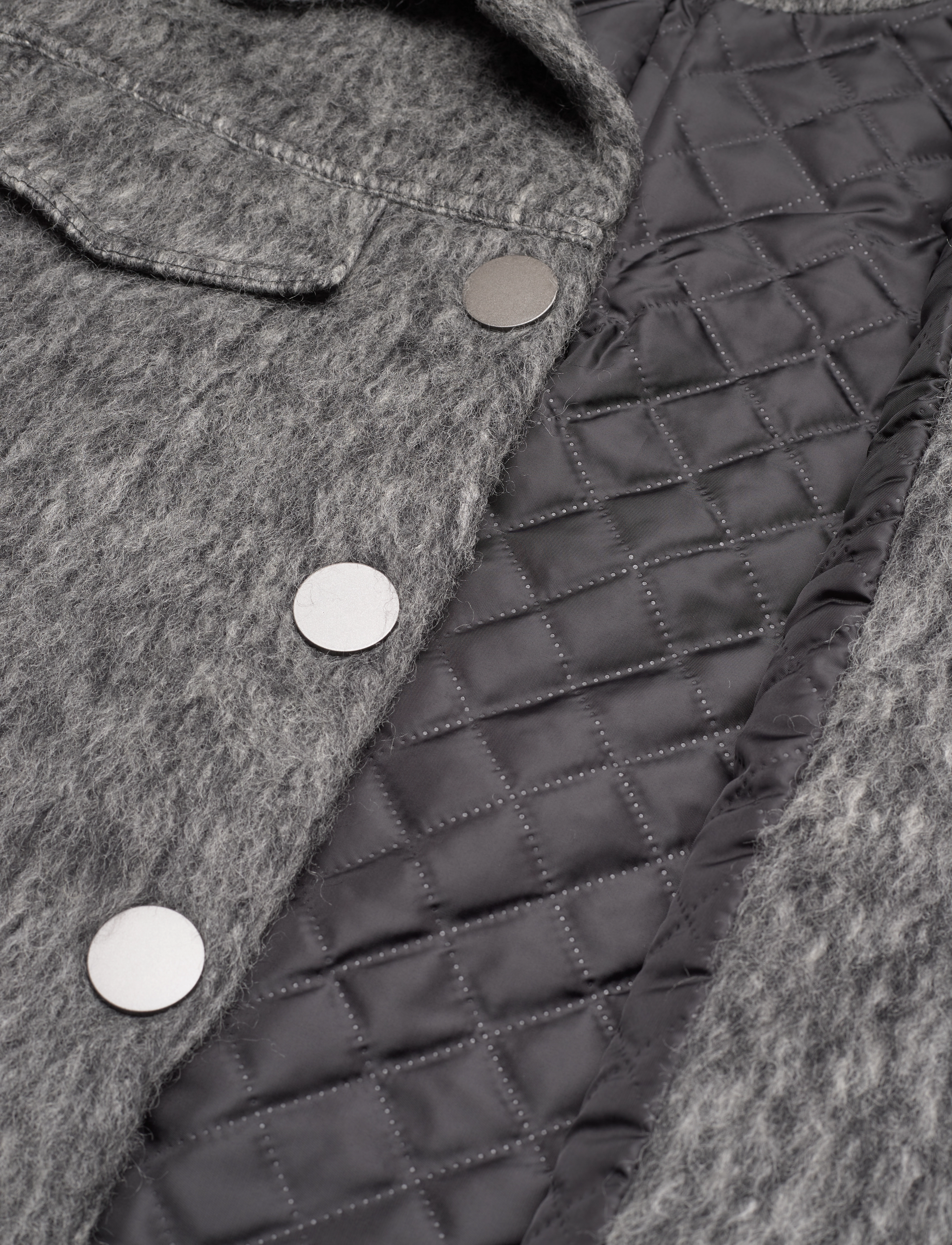 Karen By Simonsen - DrineKB Short Jacket - ebony melange - 4