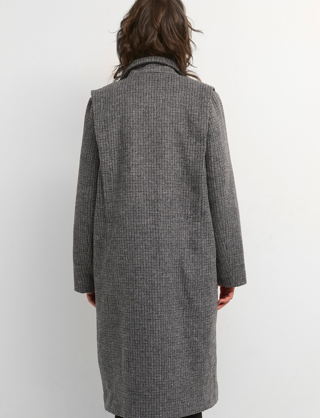 Karen By Simonsen - DanitaKB Coat - dark grey check - 4