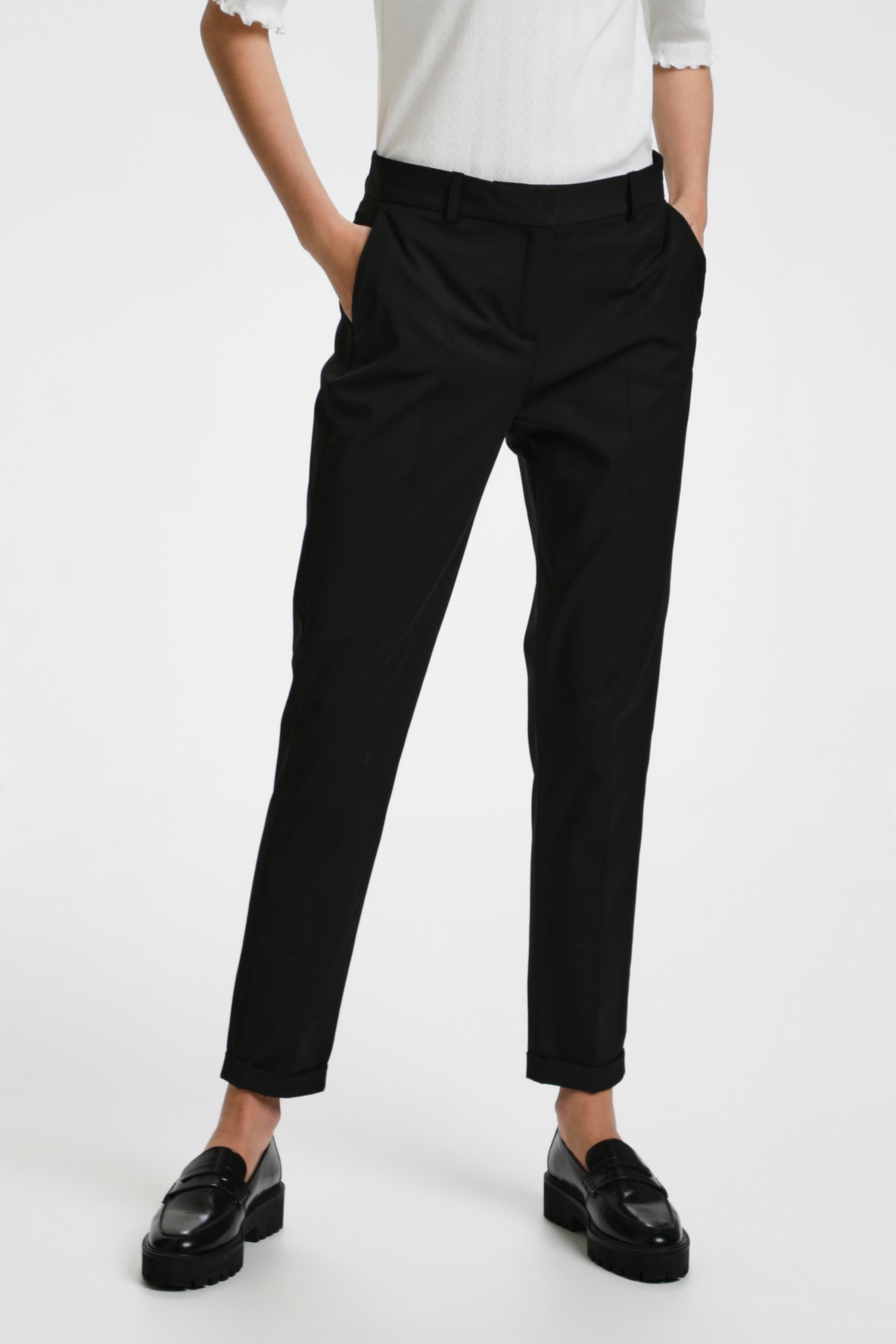 Karen By Simonsen Sydneykb Slim Pants, 32, Trousers, Schwarz - Fit Frauen