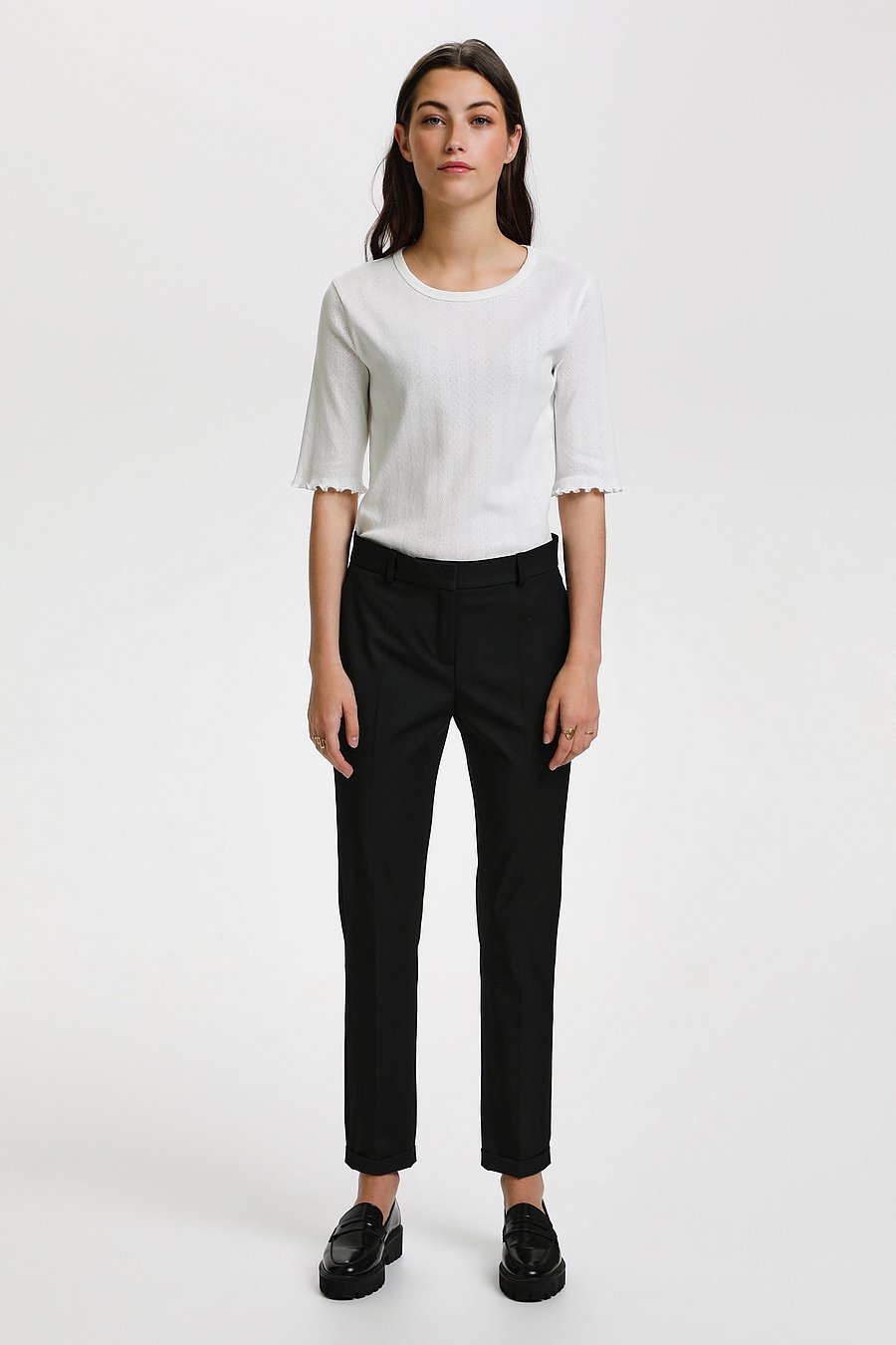 Karen By Simonsen - SydneyKB Slim Pants - slim-fit hosen - meteorite - 3