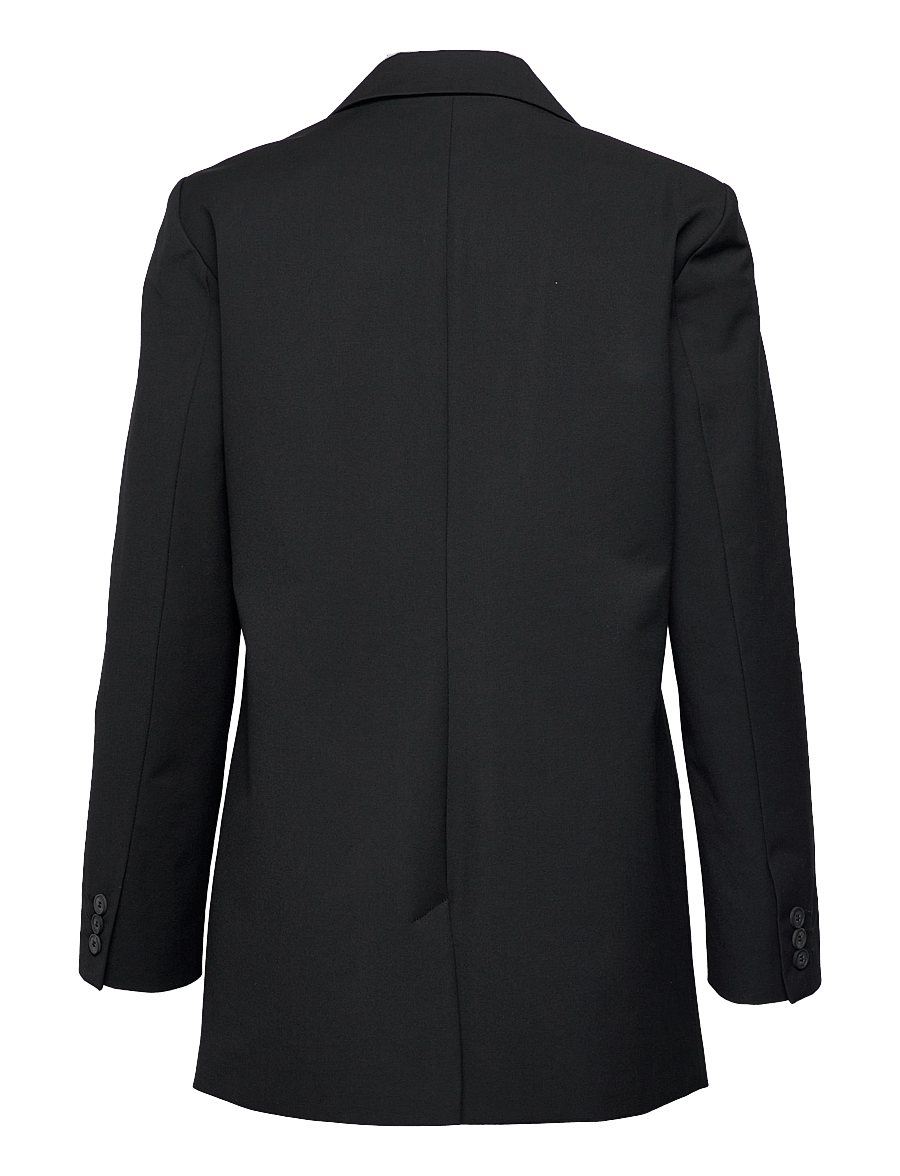 Karen By Simonsen - SydneyKB Fashion Blazer - dobbeltradede blazere - meteorite - 2