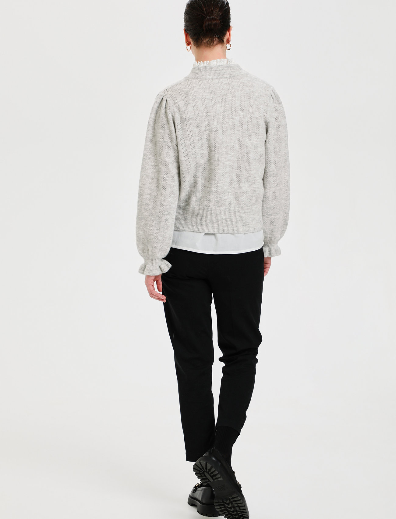 Karen By Simonsen - EbbieKB Cardigan - opal gray melange - 4