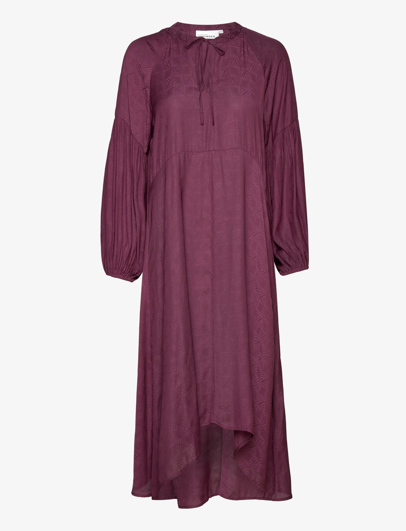 Karen By Simonsen - EmeyKB Dress - midi kjoler - mauve wine - 0