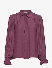 Karen By Simonsen - EmeyKB Blouse - blouses met lange mouwen - mauve wine - 0