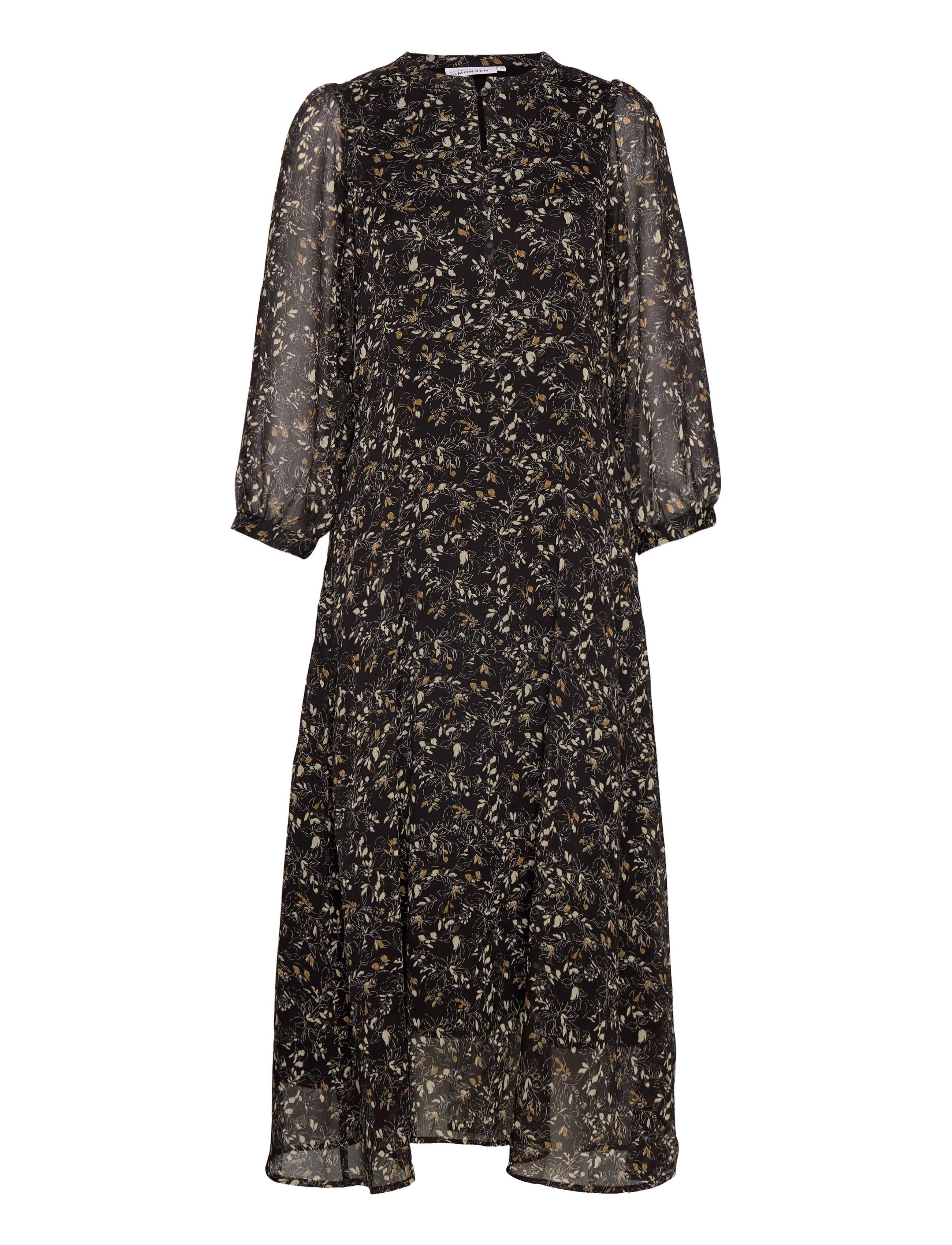 Karen By Simonsen EllenKB Dress - Riided - FLOWER NOTE / black