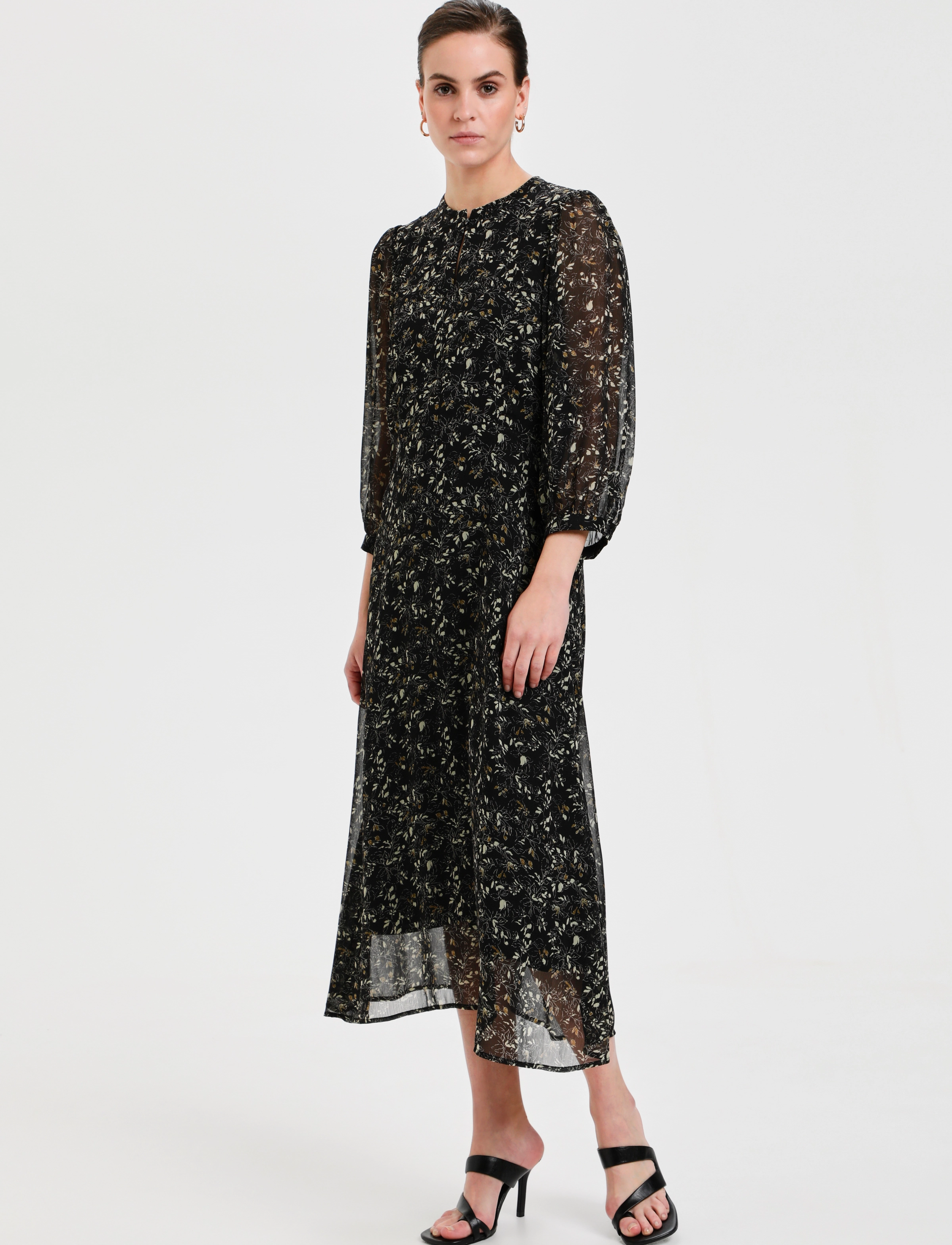 Karen By Simonsen EllenKB Dress - Klänningar - FLOWER NOTE / black