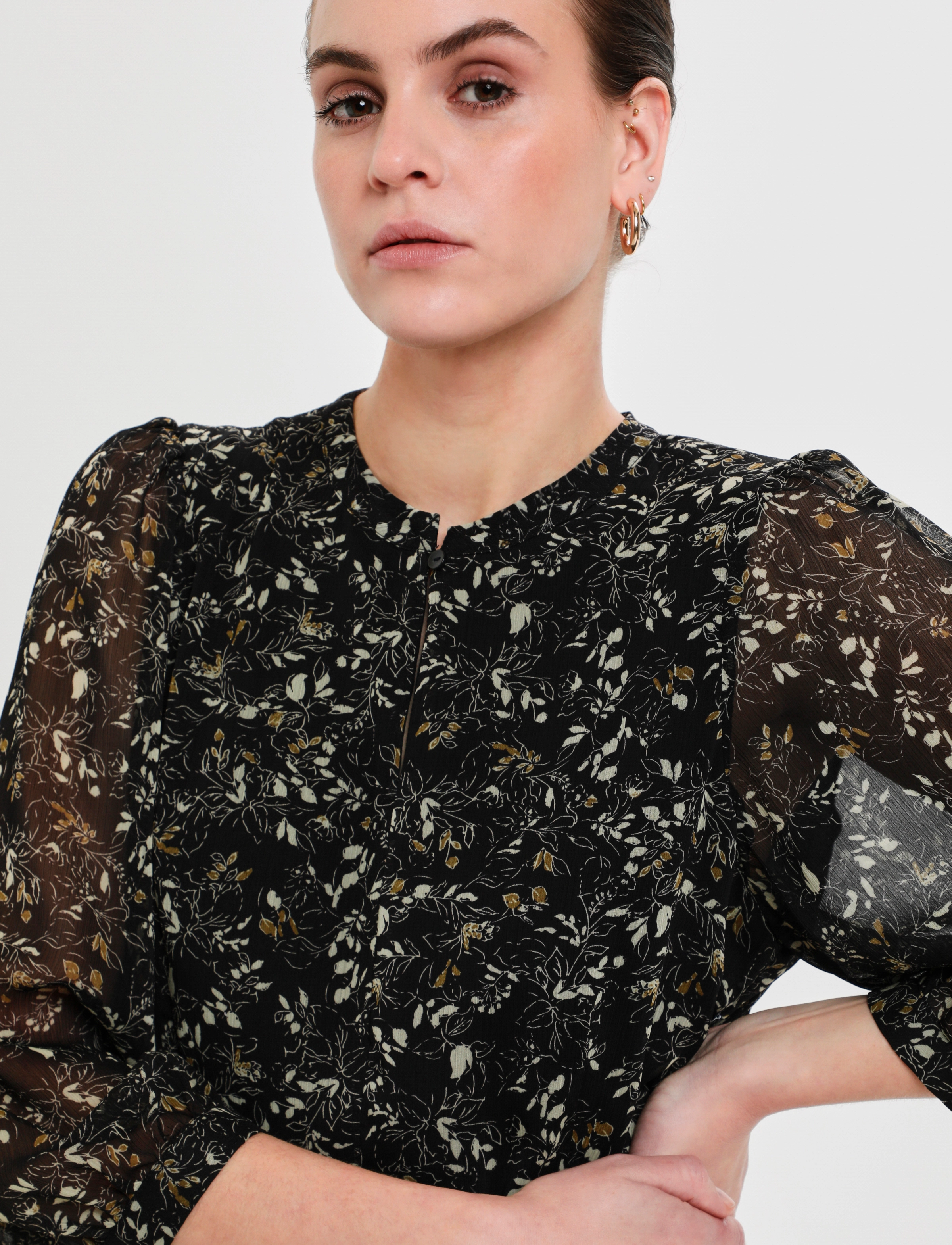 Karen By Simonsen - EllenKB Dress - midi kjoler - flower note - 4