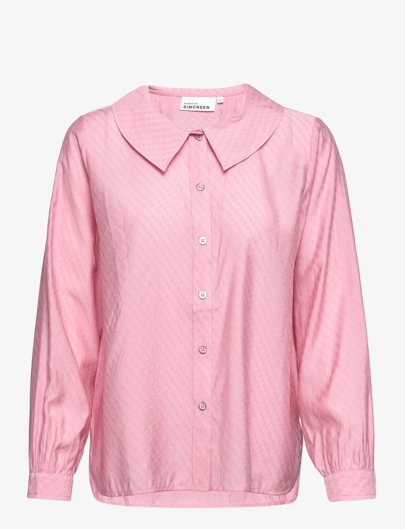 Karen By Simonsen - ElissaKB Shirt - langærmede skjorter - bleached mauve - 0