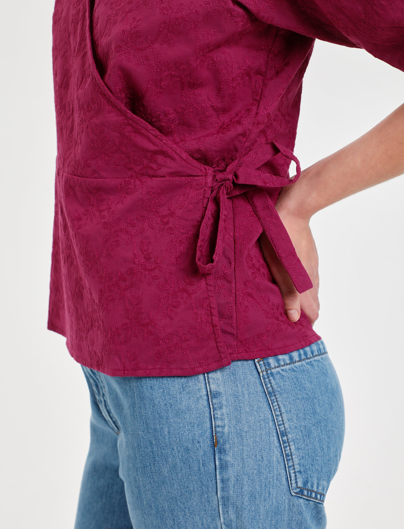 Karen By Simonsen - EmiliaKB Wrap Top - raspberry radiance - 5