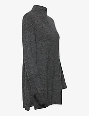 Karen By Simonsen - EminaKB Knit Blouse - trøjer - dark gray melange - 2