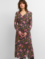 Karen By Simonsen - FaunaKB Dress - midi kjoler - blurred bouquet - 2
