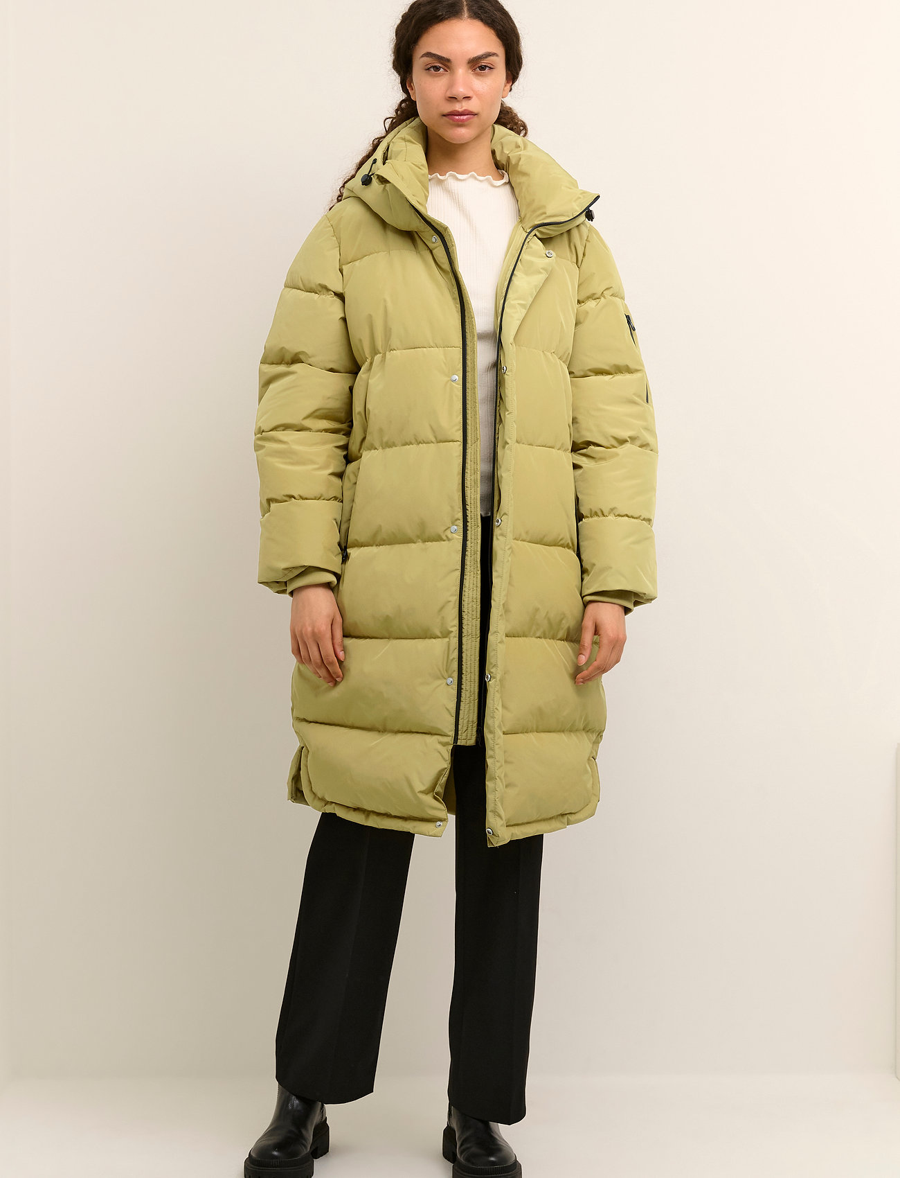 Karen By Simonsen - HazeKB Puffer Jacket - green moss - 3