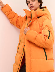 Karen By Simonsen - HazeKB Puffer Jacket - vinterjakker - jaffa orange - 7