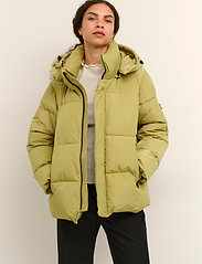 Karen By Simonsen - HazeKB Short Puffer Jacket - Žieminės striukės - green moss - 2