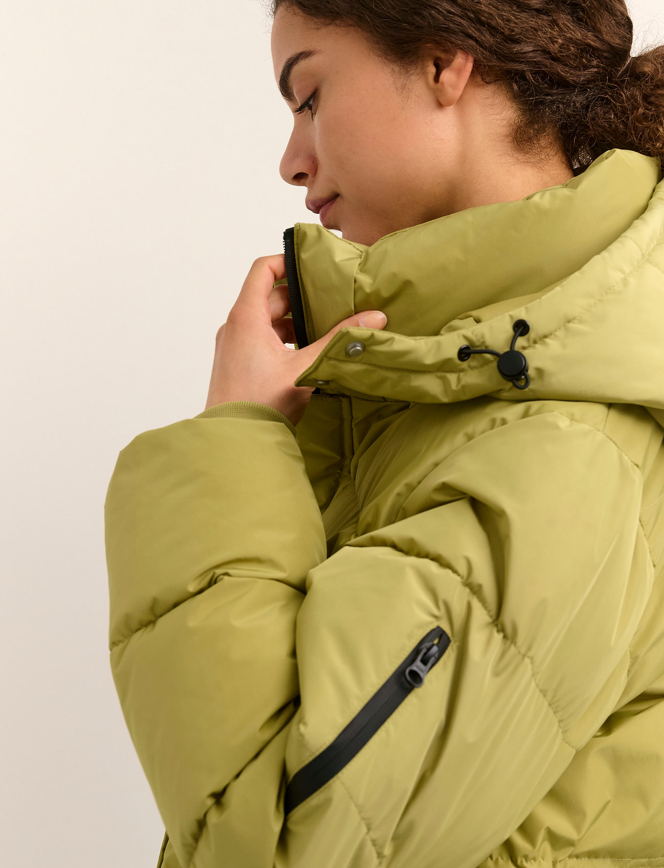 Karen By Simonsen - HazeKB Short Puffer Jacket - green moss - 5