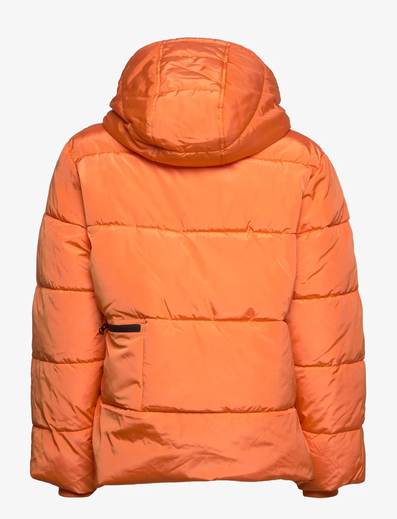 Karen By Simonsen - HazeKB Short Puffer Jacket - winter jackets - jaffa orange - 1