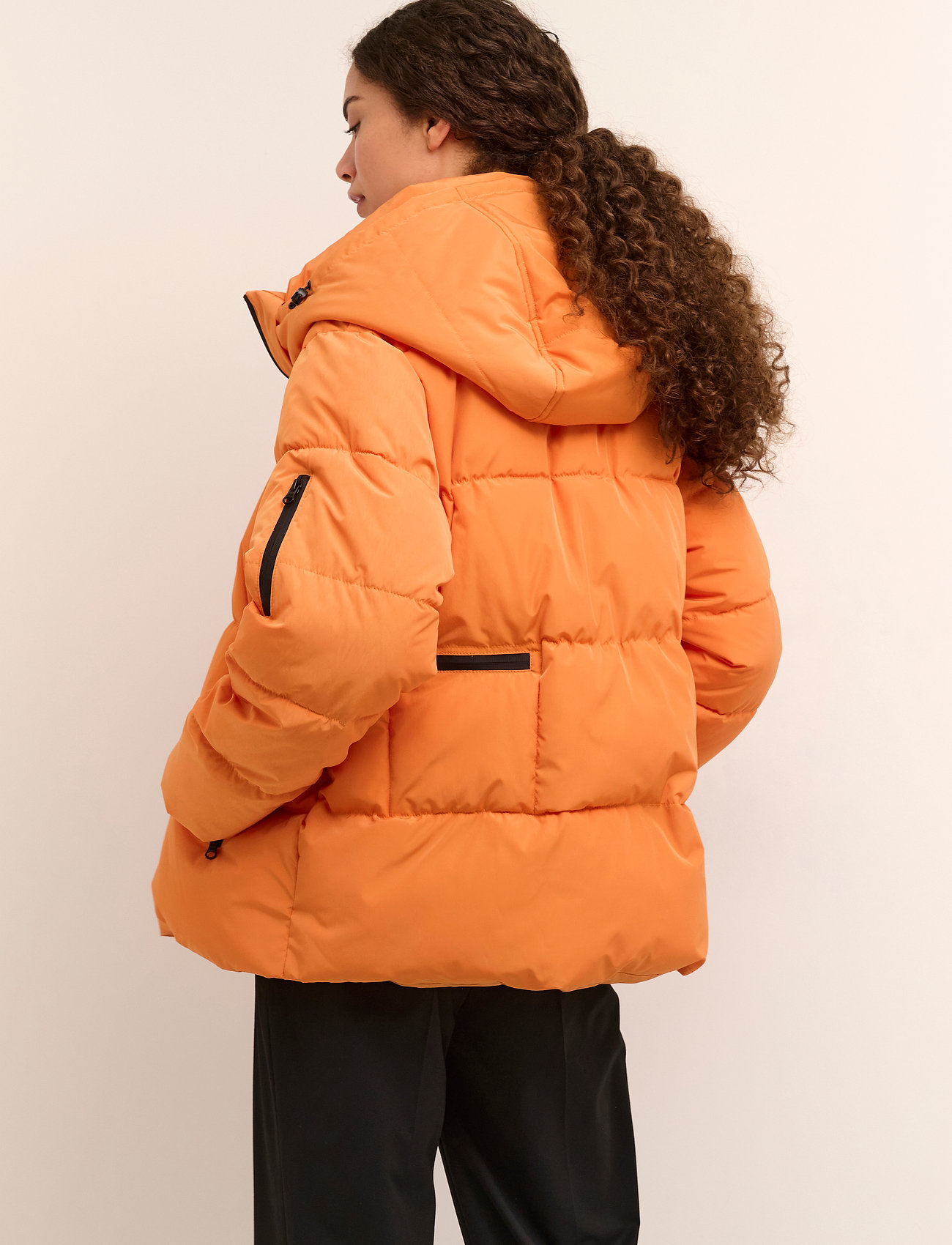 Karen By Simonsen - HazeKB Short Puffer Jacket - jaffa orange - 4