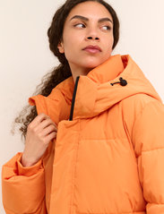Karen By Simonsen - HazeKB Short Puffer Jacket - vinterjakker - jaffa orange - 5