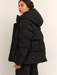 Karen By Simonsen - HazeKB Short Puffer Jacket - winter jackets - meteorite - 4