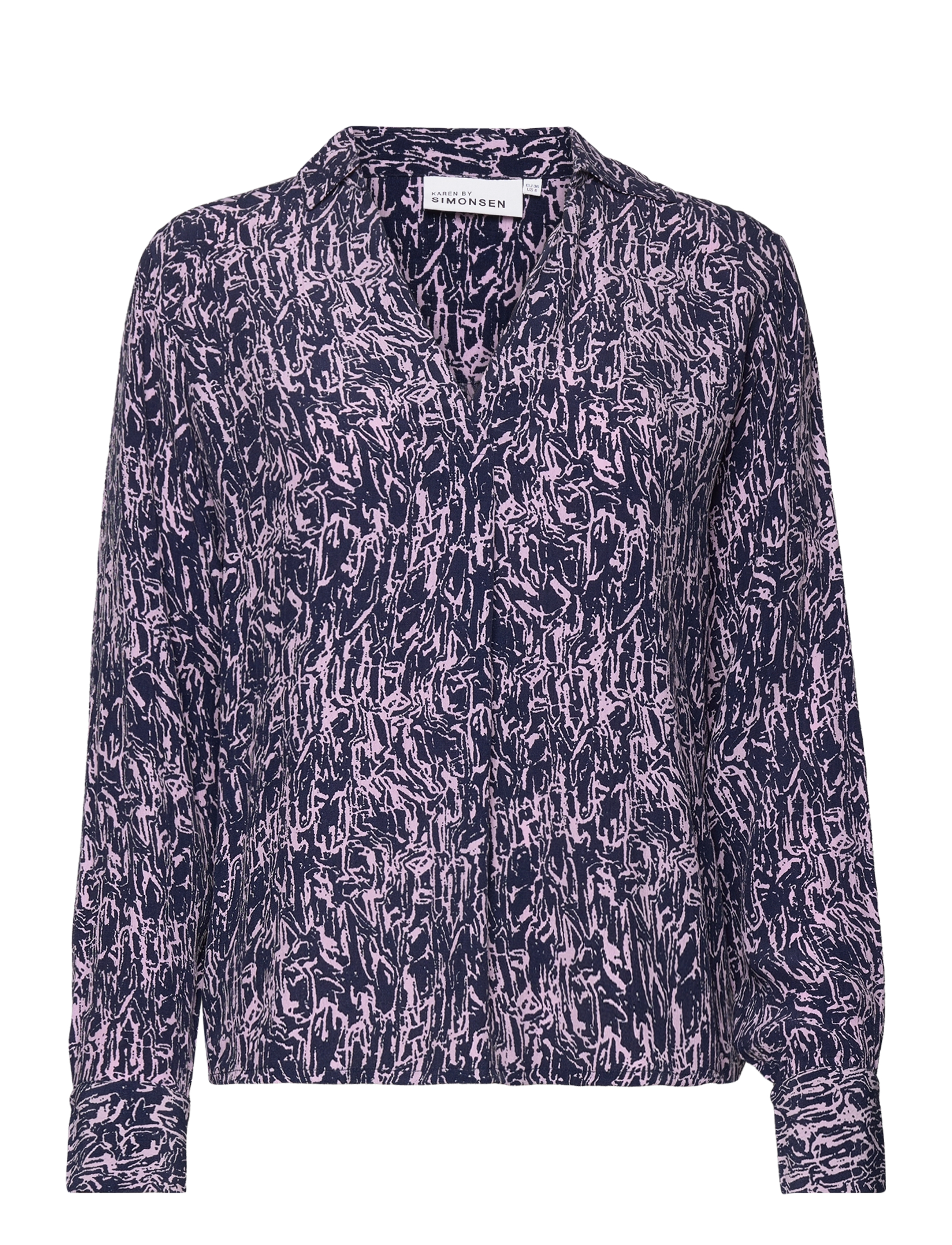 KAREN BY SIMONSEN Hirakb Bluse Blau - 34 - Damen