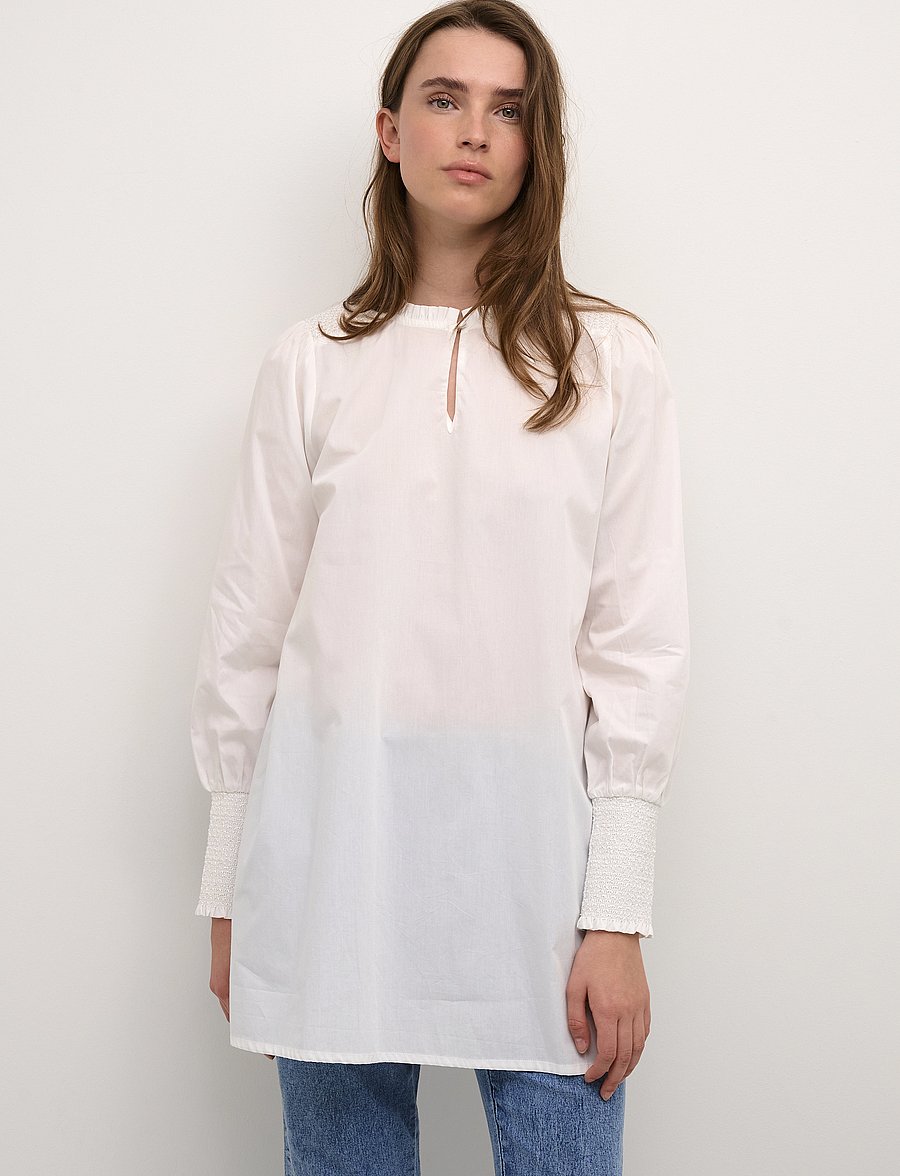 Karen By Simonsen - HeddiKB Tunic - tuniken - bright white - 0