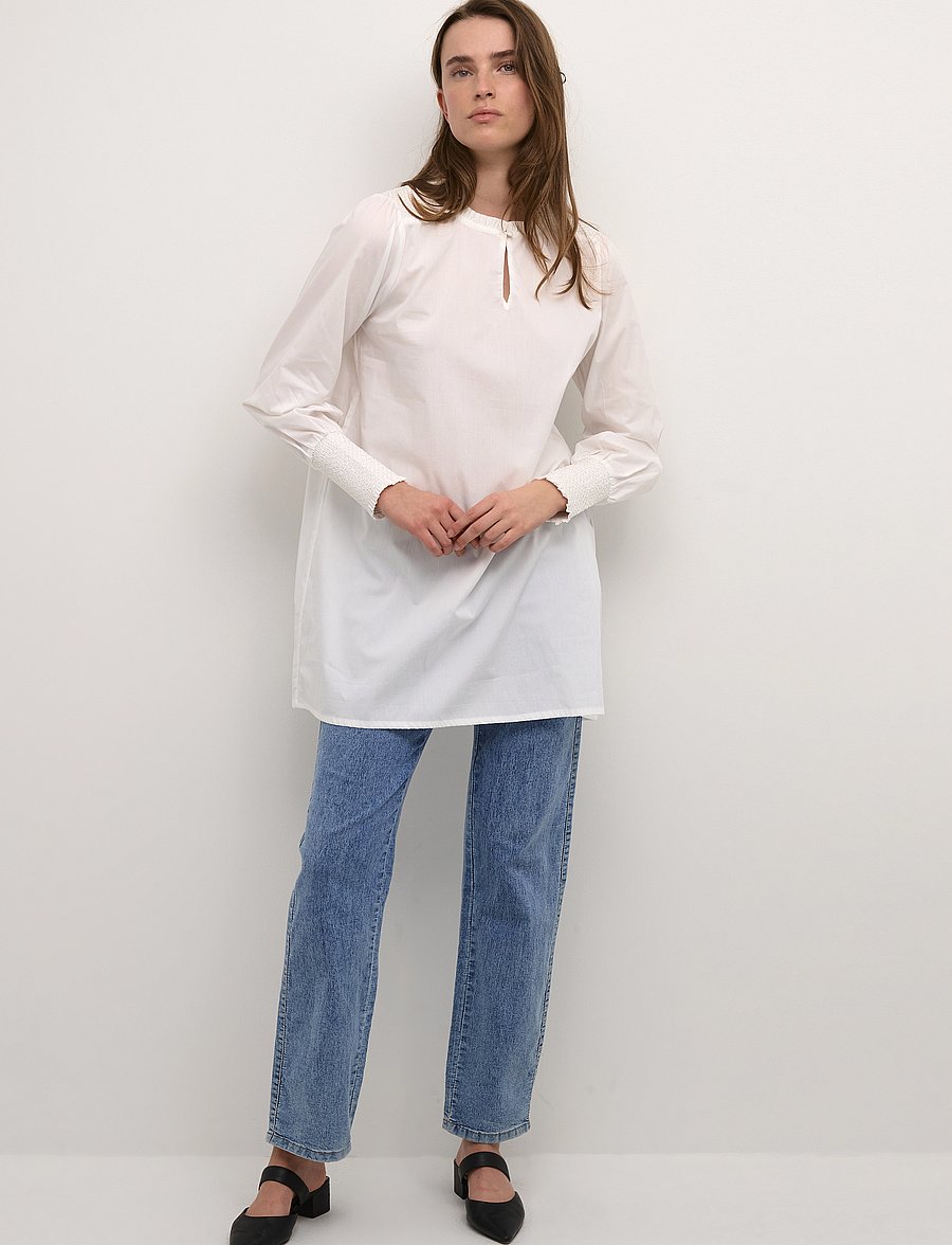 Karen By Simonsen - HeddiKB Tunic - tuniken - bright white - 3