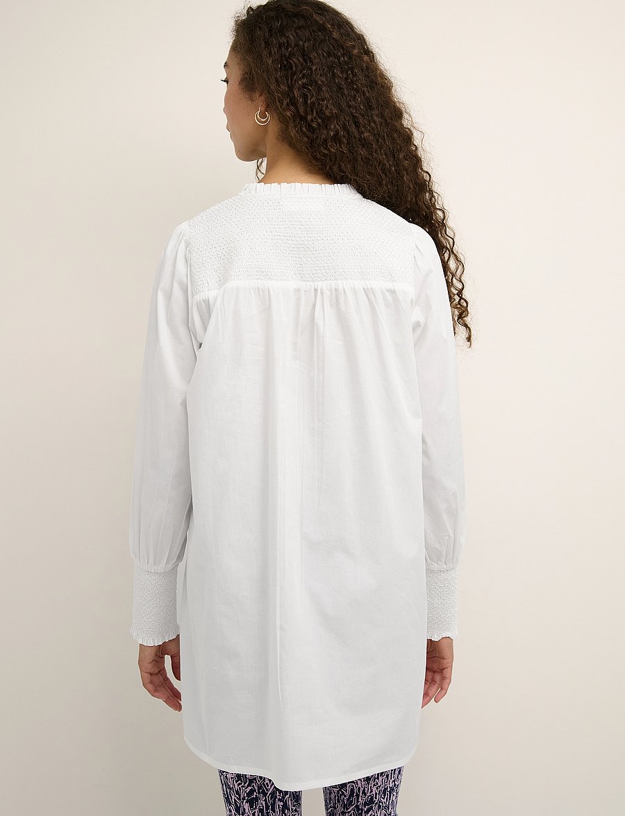 Karen By Simonsen - HeddiKB Tunic - tuniken - bright white - 4