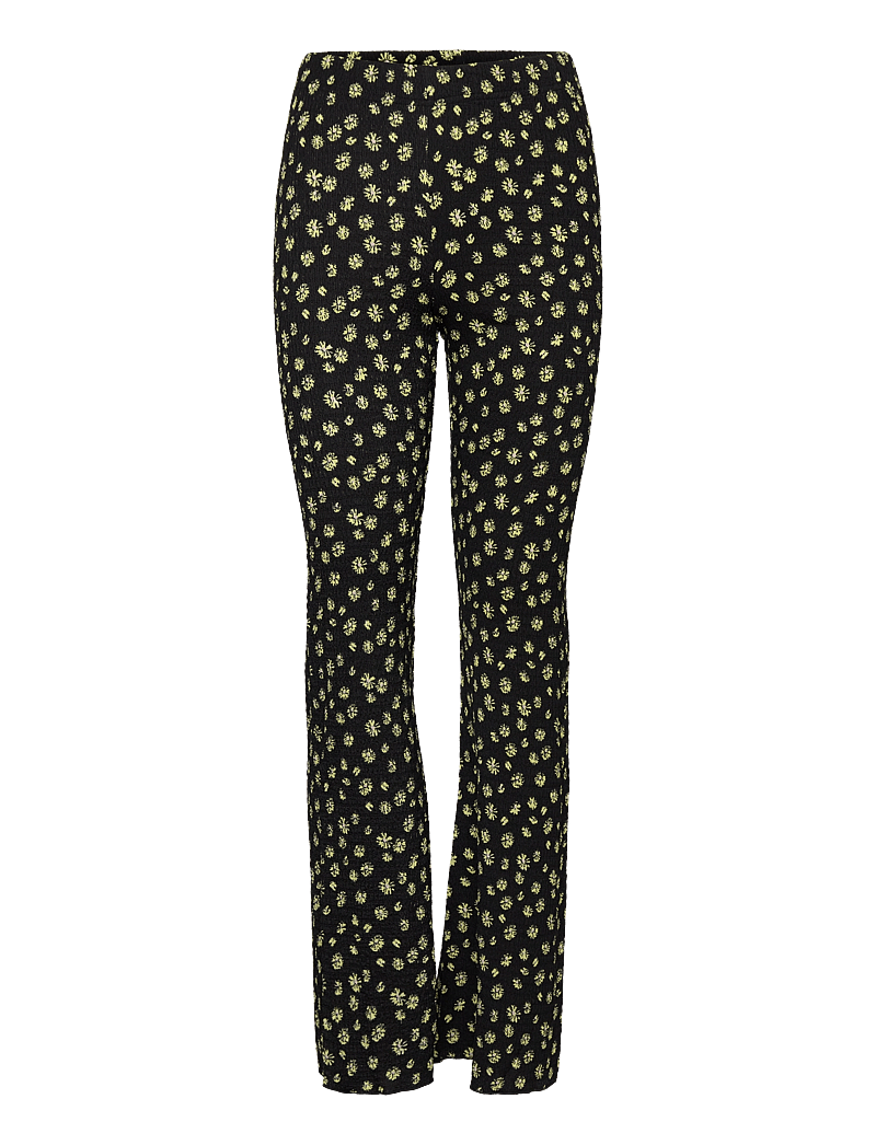 Karen By Simonsen - HarperKB Flared Leggings - alt laiad püksid - petite lime flower - 1