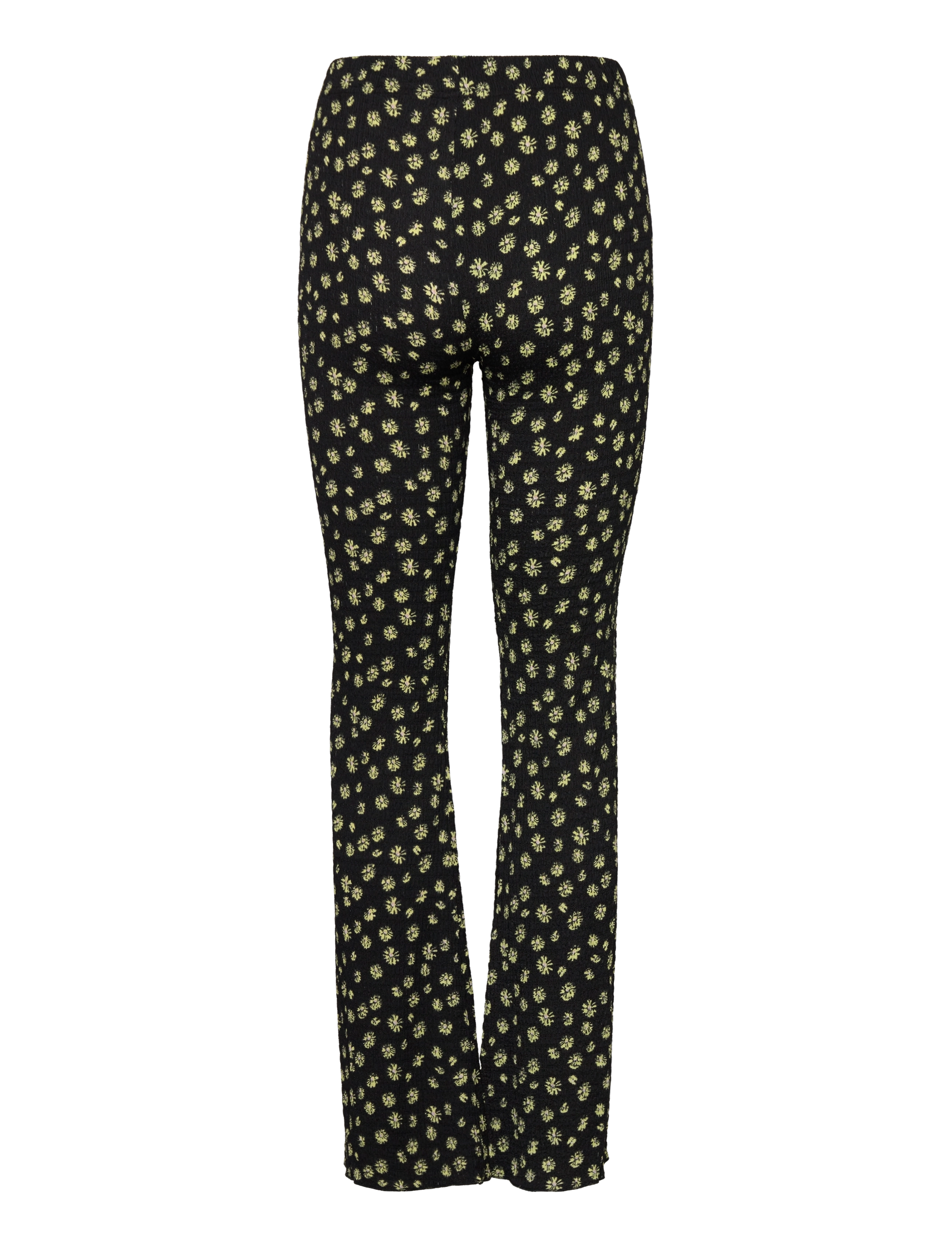 Karen By Simonsen - HarperKB Flared Leggings - alt laiad püksid - petite lime flower - 2